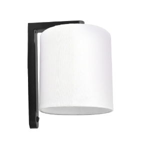 Picture of 1 Lt Cylindrical Fabric L Shape Wall Lamp 