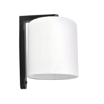 Picture of 1 Lt Cylindrical Fabric L Shape Wall Lamp 