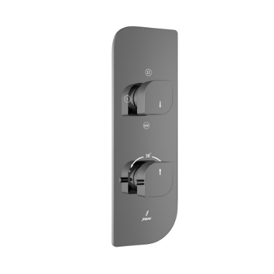 Picture of Aquamax Exposed Part Kit with 3-way diverter - Black Chrome