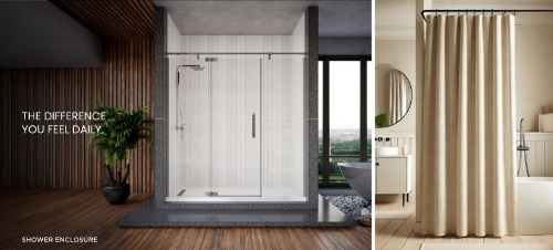 Shower Enclosure vs Shower Curtain