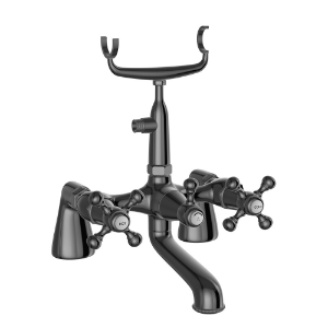 Picture of Bath Tub Mixer (Exposed Straight Legs) - Black Chrome