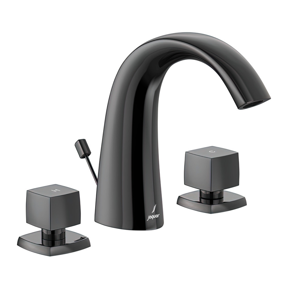 Picture of 3-Hole Basin Mixer - Black Chrome