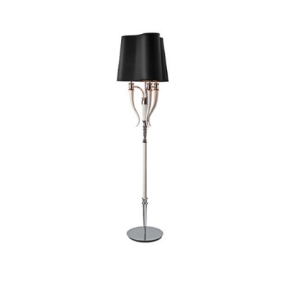 Picture of Black Fabric shade Floor Lamp