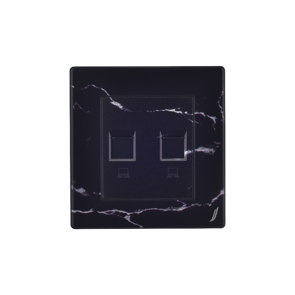 Picture of Double Port Computer Data Socket