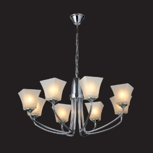Picture of 8 Light Frosted Glass
