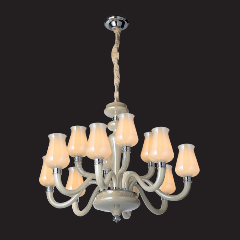 Picture of 12 Light champagne chandelier