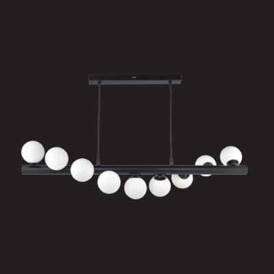 Picture of 9 Light Frosted Ball Glass Ceiling Light