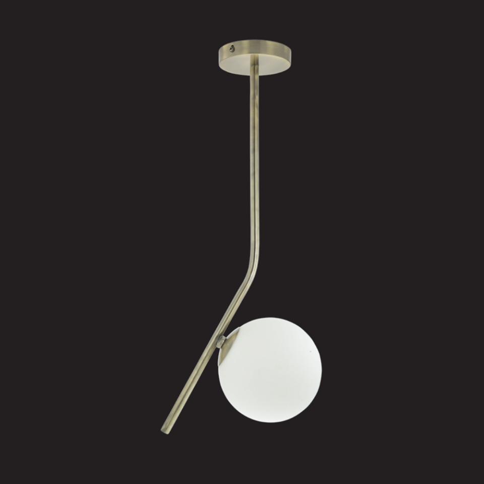 Picture of 1 LT Frosted Glass Pendant