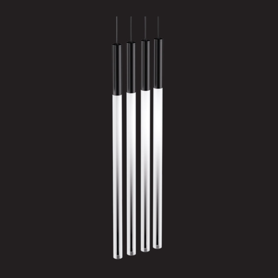Picture of 4 Light clear acrylic rod