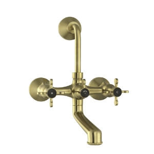 Picture of Wall Mixer with Provision For Overhead Shower - Antique Bronze