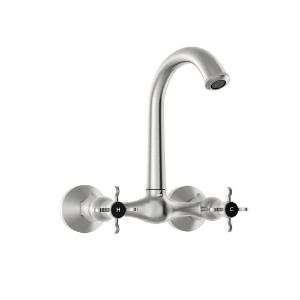 Picture of Sink Mixer with Short Swinging Spout - Stainless Steel