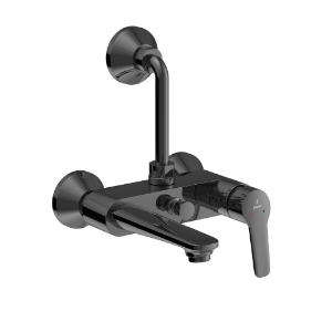 Picture of Single Lever Wall Mixer  - Black Chrome