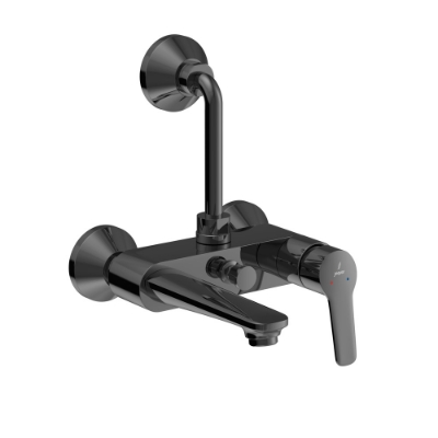 Picture of Single Lever Wall Mixer  - Black Chrome