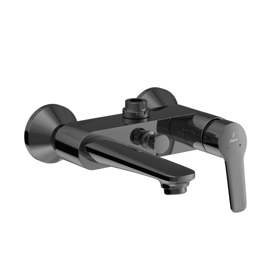 Picture of Single Lever Wall Mixer  - Black Chrome