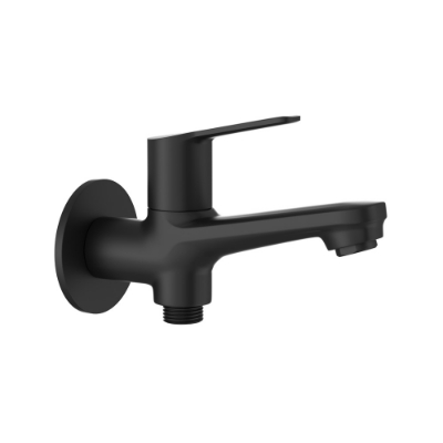 Picture of 2 Way Bib Cock  - Black Matt