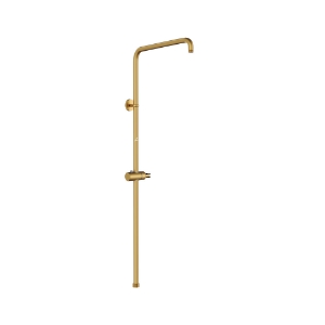 Picture of Exposed Shower Pipe with Hand Shower Holder - Gold Matt PVD