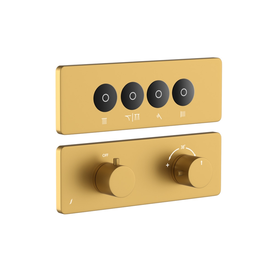 Picture of Exposed Part Kit of Cloud Touch Shower System - Gold Matt PVD