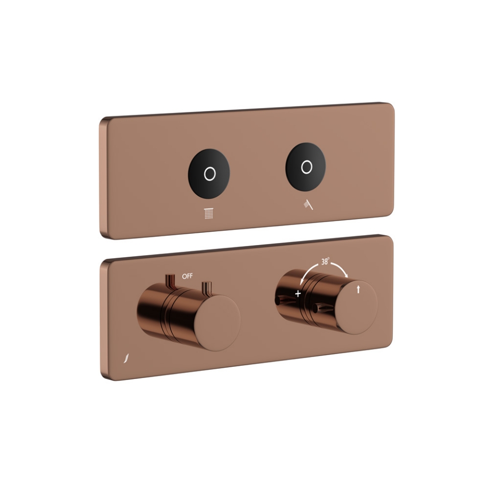Picture of Exposed Part Kit of Cloud Touch Shower System - Blush Gold Bright PVD